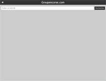 Tablet Screenshot of groupencorse.com